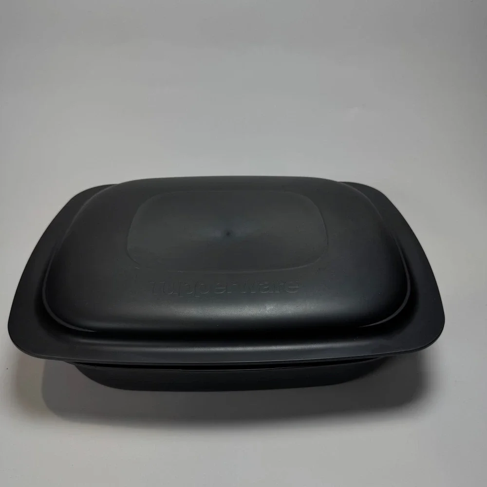 Tupperware UltraPro 3.3L 3.5 Qt Lasagna Casserole Roasting Pan w Lid & Rack